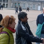 Peace walk with Rajagopal in Birmingham, UK