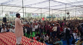 Padyatra against Land Acquisition Ordinance started today in Palwal