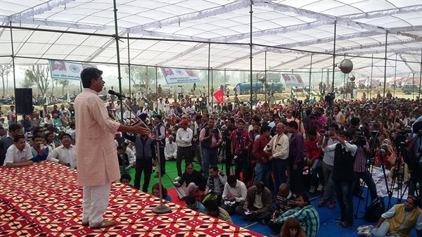 Padyatra against Land Acquisition Ordinance started today in Palwal