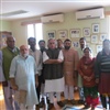Jairam Ramesh, Min. of Rural Development, with the Ekta Parishad team in Delhi in December 2013 credit Ekta Parishad