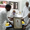 Anuvrat Ahimsa Award 2013 given to Rajagopal credit ANUVIBHA / Ekta Parishad