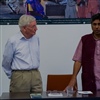 Rajagopal and Julius Reubke, conference "From margin to center", Cologne, credit Martin Bauer